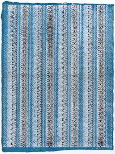 Sheet with four borders with a lace pattern Met DP886394