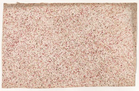 Sheet with an overall red speckle pattern Met DP886827