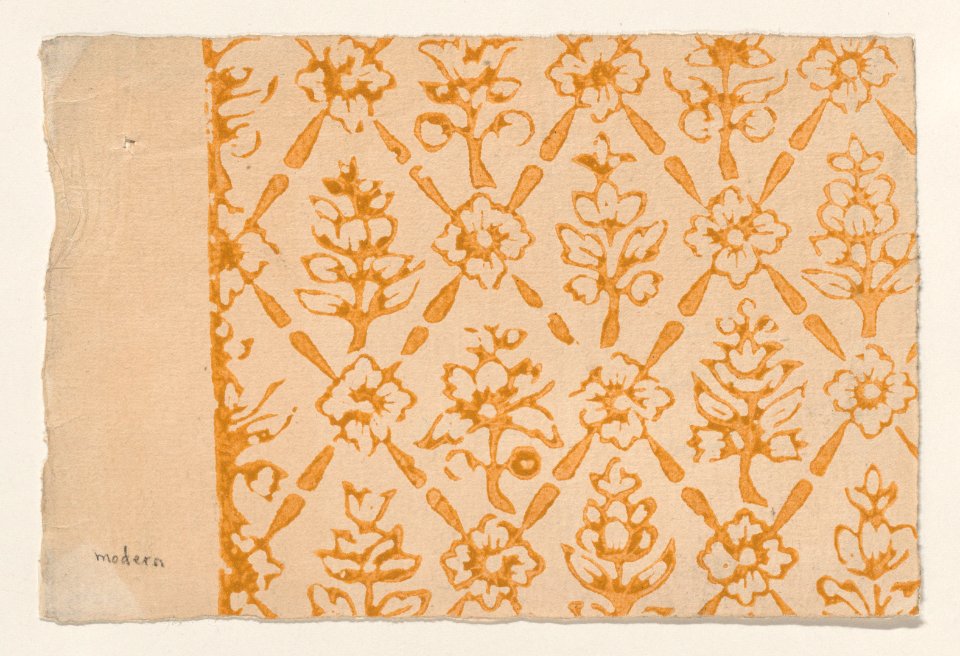 Sheet with overall floral pattern Met DP886743