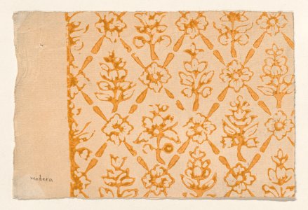 Sheet with overall floral pattern Met DP886743