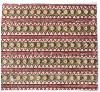 Sheet with overall patterns of pearls and zigzags Met DP886449