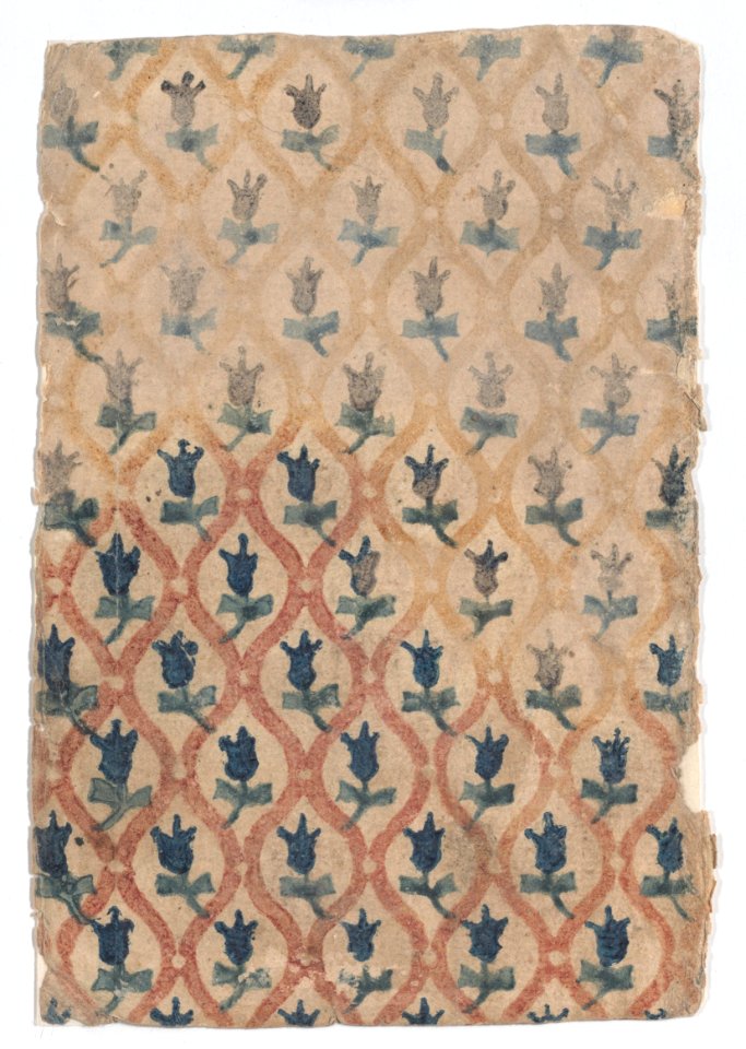 Sheet with overall pattern of tulips Met DP886597