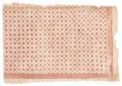 Sheet with overall pattern of squares and dots Met DP886594