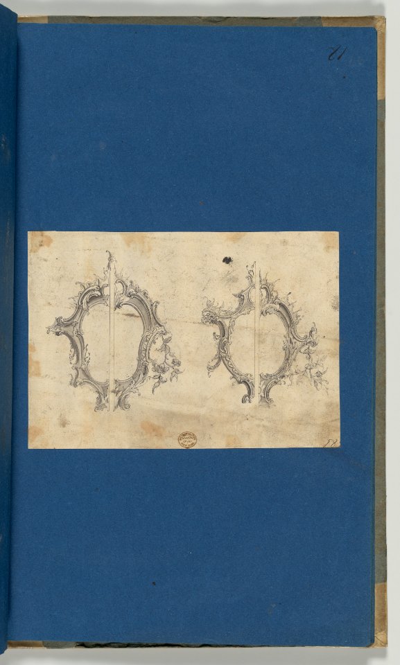 Shields for Pediments, in Chippendale Drawings, Vol. I MET DP-14278-066