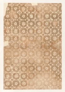 Sheet with overall floral and geometric pattern Met DP886722