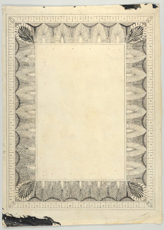 Shell Border Pattern MET DP844305