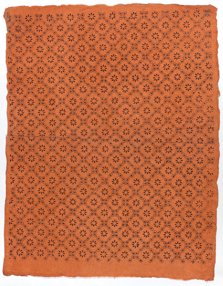 Sheet with overall floral dot pattern Met DP886311