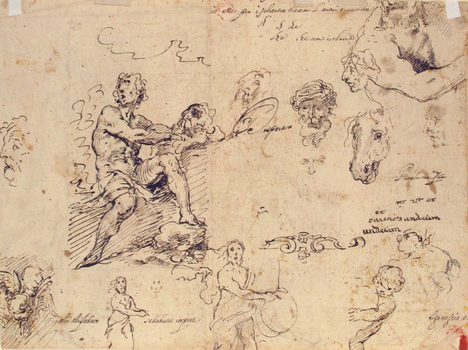 Sheet with Figure Studies (double sided) MET 2002.92b
