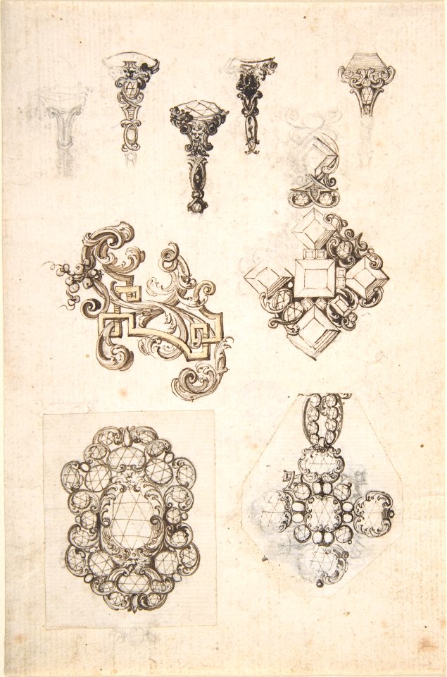 Sheet of Jewelry or Decorative Designs MET DP802557