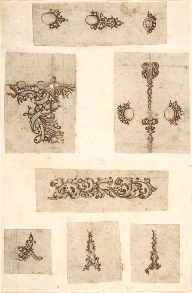 Sheet of Jewelry Designs MET DP802576
