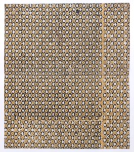 Sheet with overall pattern of stars inside ovals Met DP886466