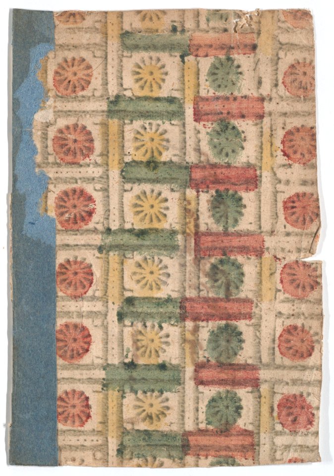 Sheet with overall pattern of rosettes Met DP886644