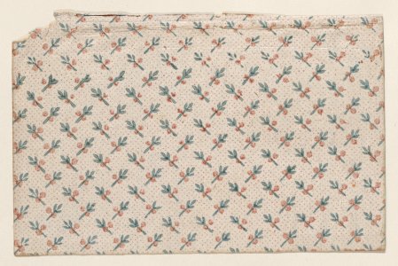 Sheet with overall floral and dot pattern Met DP886752