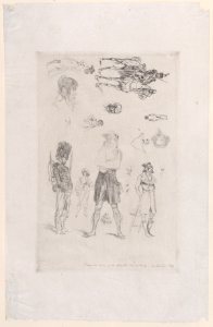 Sheet of sketches (Feuille de Croquis) Met DP888002