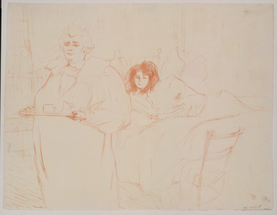 Serving Breakfast (Madame Baron and Mademoiselle Popo) MET DT8020