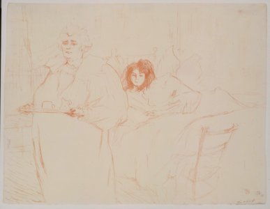 Serving Breakfast (Madame Baron and Mademoiselle Popo) MET DT8020