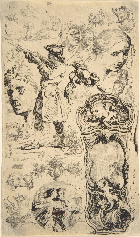 Sheet of sketches MET DP808927