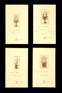 Set of Advertising Cards MET AD Card 17