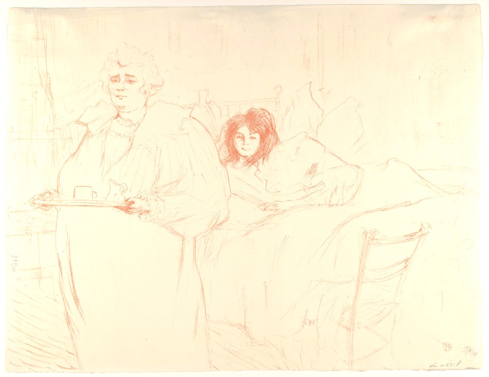 Serving Breakfast (Madame Baron and Mademoiselle Popo) MET DP835784