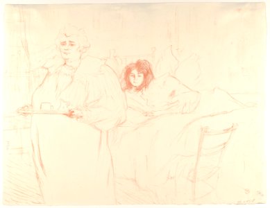 Serving Breakfast (Madame Baron and Mademoiselle Popo) MET DP835784