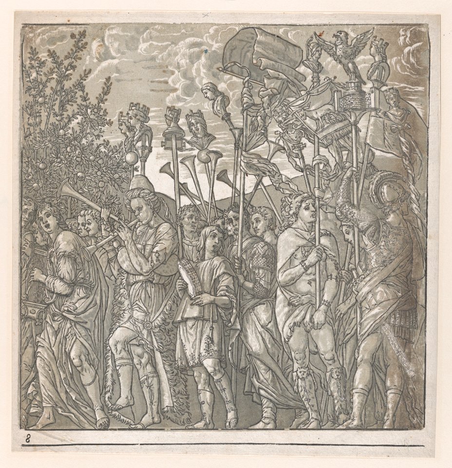 Sheet 8- Procession of Musicians, from The Triumph of Julius Caesar MET DP875328