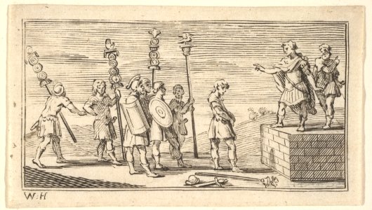 Shameful Discharge (John Beaver, Roman Military Punishments, 1725) MET DP824585