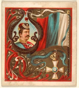 Servia, from the International Cards series (N238), issued by Kinney Bros. MET DPB875035