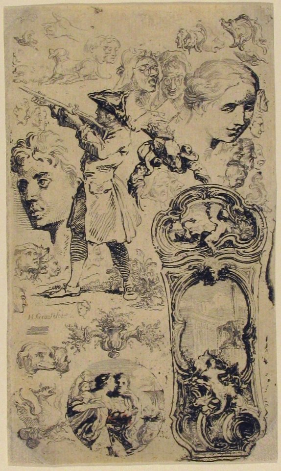 Sheet of sketches MET 49.49.27
