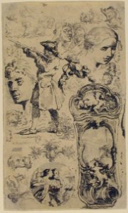 Sheet of sketches MET 49.49.27