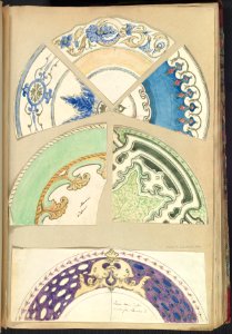 Seven Designs for Decorated Plates MET DP828099