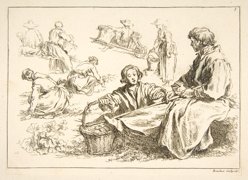 Sheet of Sketches MET DP818398