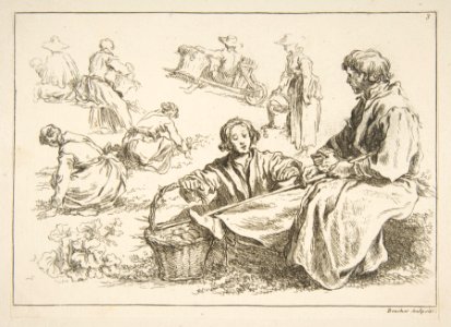Sheet of Sketches MET DP818398