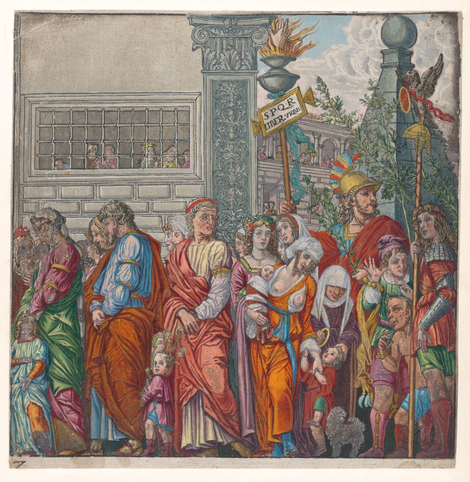 Sheet 7- procession, from The Triumph of Julius Caesar MET DP875341