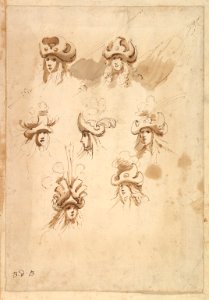 Seven Designs for Hats. MET DP823544