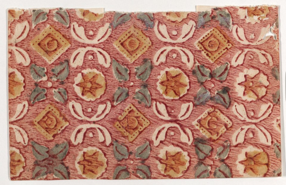 Sheet with star and leaf pattern Met DP887047