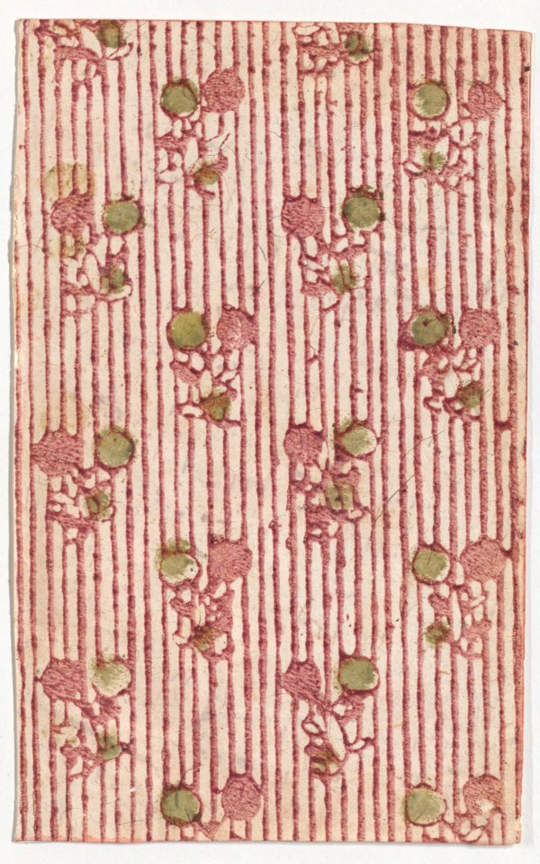 Sheet with overall striped pattern with circles Met DP886673