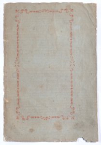 Sheet with red rectangular design Met DP886463