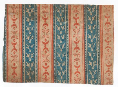 Sheet with four borders with abstract designs Met DP886658