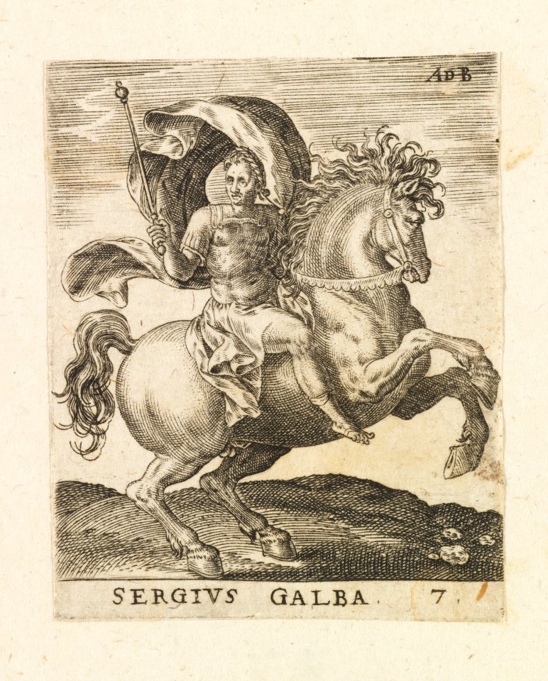 Sergius Galba from Twelve Caesars on Horseback MET DP-1346-001