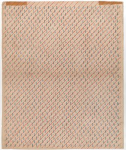 Sheet with overall striped and leaf pattern Met DP886324