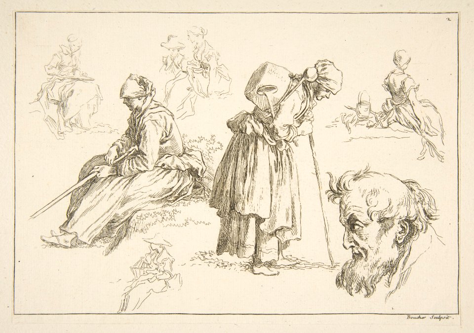 Sheet of Sketches MET DP818397
