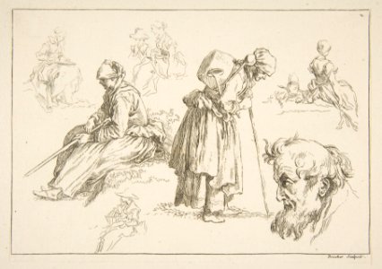 Sheet of Sketches MET DP818397