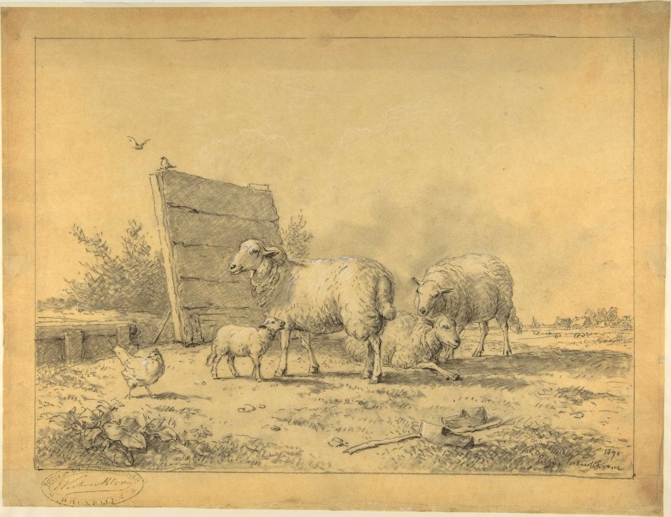 Sheep in a Landscape MET DP802358