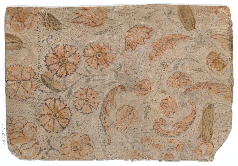 Sheet with floral and dot pattern Met DP887114