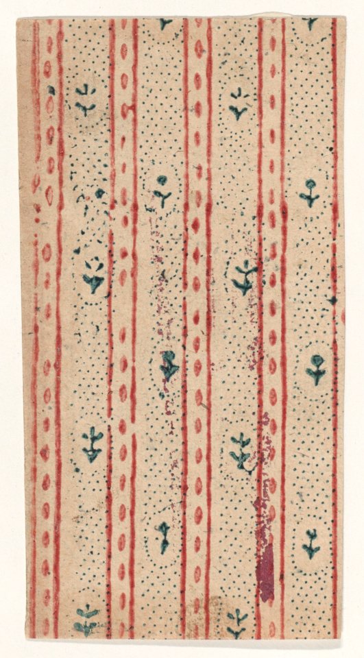 Sheet with overall stripe and dot pattern Met DP886749
