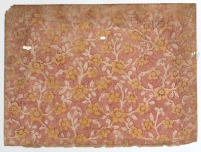 Sheet with yellow floral pattern Met DP887043