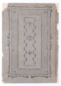 Sheet with rectangular design, possibly carpet design Met DP886460
