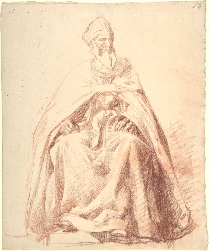 Seated Prelate MET DP807113