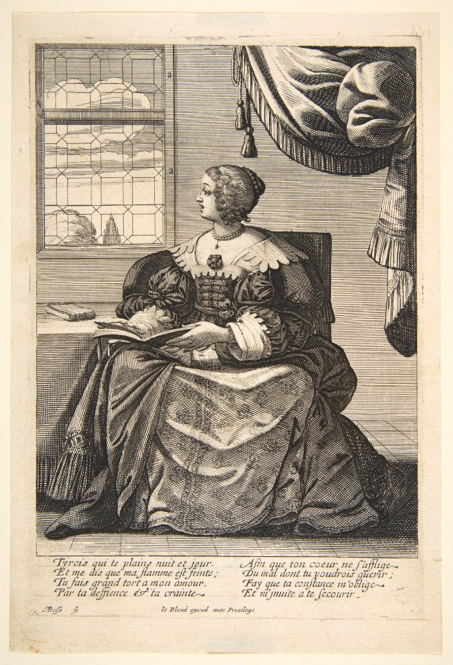 Seated Woman Holding a Book and Singing MET DP818119