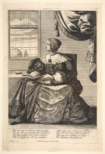 Seated Woman Holding a Book and Singing MET DP818119
